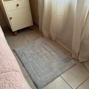 Alfombra "ATHENAS" 50 x 70 cm (GRIS CLARO)