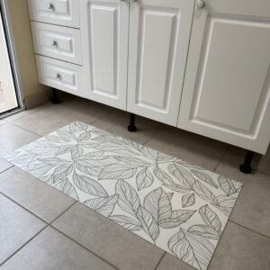 Alfombra " VINILICA" 50 cm x 100 cm HOJAS