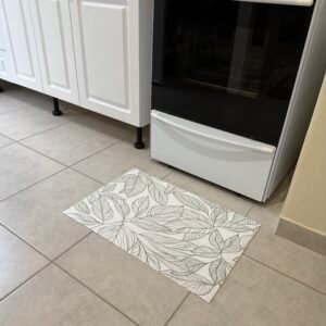 Alfombra "VINILICA" 40 cm x 60 cm HOJAS