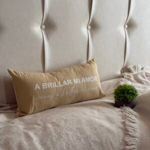Almohadón "A BRILLAR MI AMOR VAMOS A BRILLAR MI AMOR"