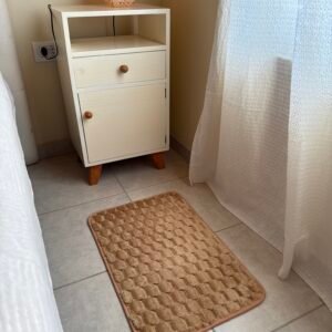 Alfombra ''EXAGONOS'' Piel de conejo