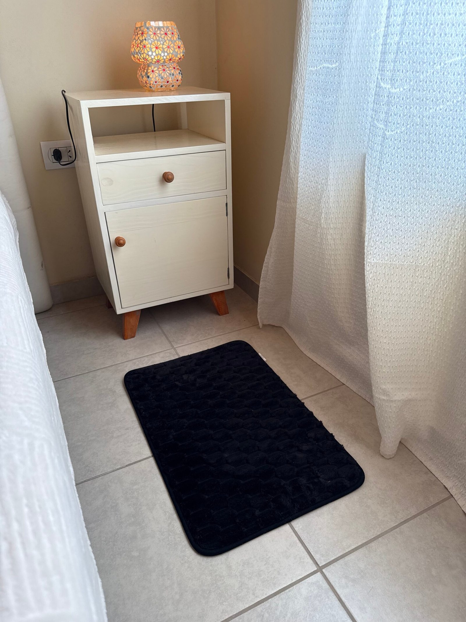 Alfombra ''EXAGONOS'' Piel de conejo