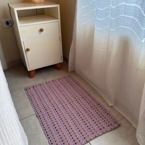 Alfombra "ARTESANAL BOHO" Lila