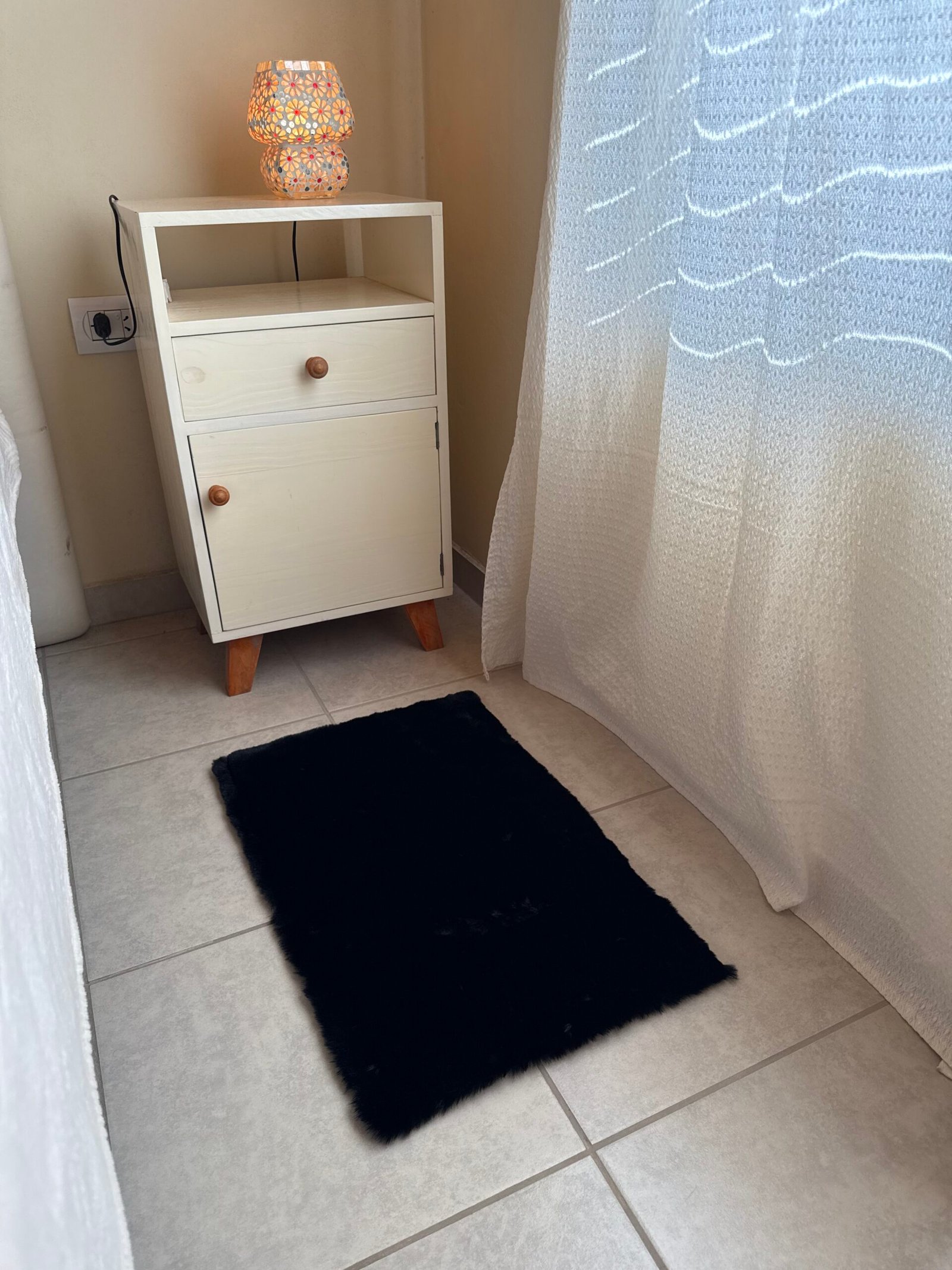 Alfombra " PELO CORTO SUAVE" Negra