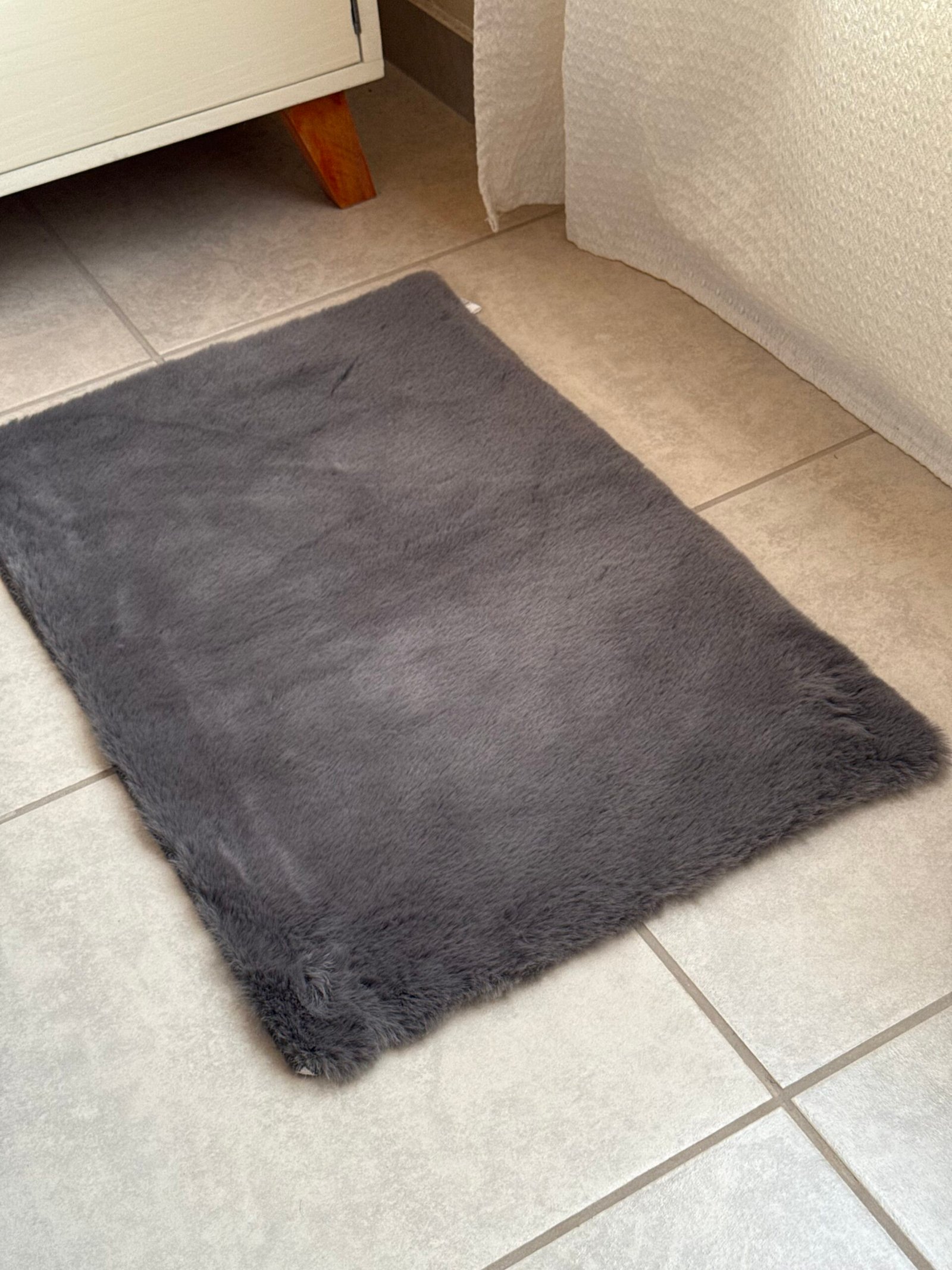 Alfombra "PELO CORTO SUAVE" Gris - Image 2