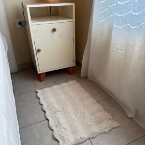 Alfombra "PIEL DE CONEJO" Natural