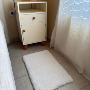 Alfombra "PELO CORTO SUAVE" Blanca