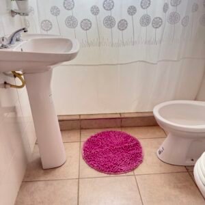 Alfombra "SHAGGY" Redonda Fucsia