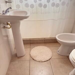 Alfombra "SHAGGY" Redonda Blanca